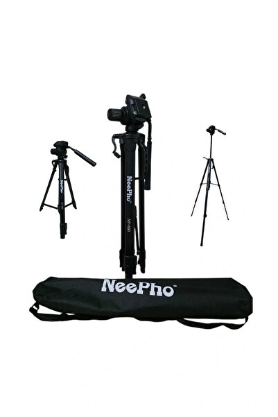 alpotekno NeePho NTP-690 Kalın Bacaklı Alüminyum Tripod | 170 cm Yükseklik | ...