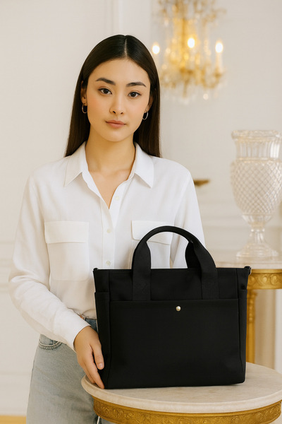 ESTUTE Luxury Multi-Compartment Minimal Tote & Shoulder Bag