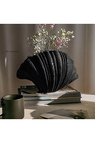 Lui Tasarım Βάζο με μαργαριτάρια μαύρο Χρώμα XL Μέγεθος 32cm μαργαριτάρι Κερα...