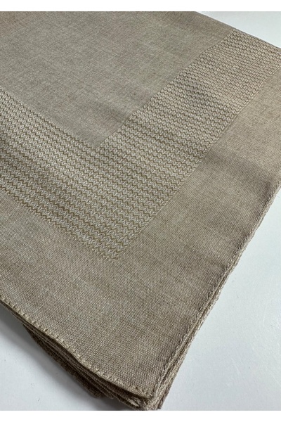 MİRAY Large Size Panel Cotton Scarf - 120 X 120 - 5656 10