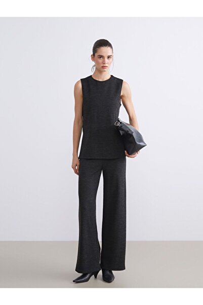 LC Waikiki Lcw Vision Black Women's Elastic Waist Pants