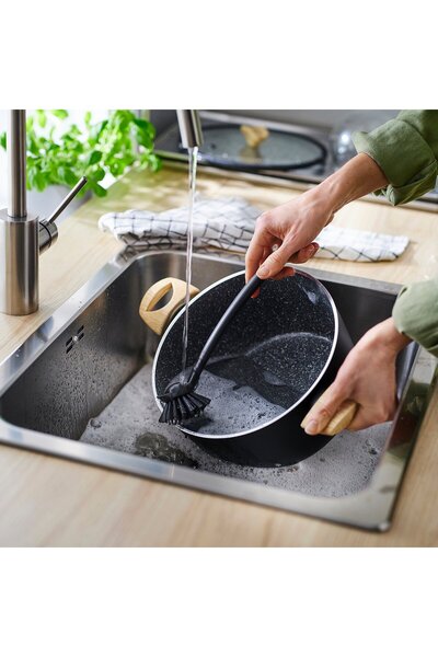 IKEA RINNIG Dishwashing Brush, Grey