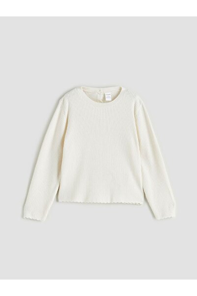 LC Waikiki Lcw Kids Crew Neck Basic Girls' Knitwear Sweater