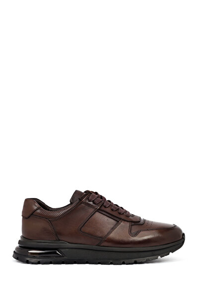 Derimod Men's Brown Lace-Up Leather Casual Sneaker 25Wfd677818