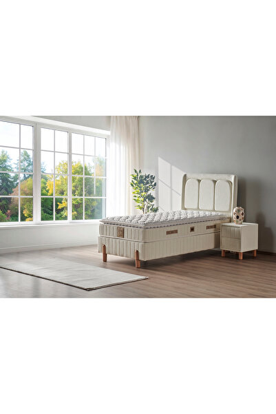 Mobilya Dükkanım Bohem 120x200 Tek Kişilik Yatak, Baza, Başlık Seti