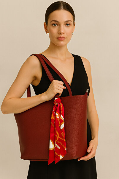 ESTUTE Luksuzna velika veličina Kožnog izgleda Torba za rame – Elegantno i ve...