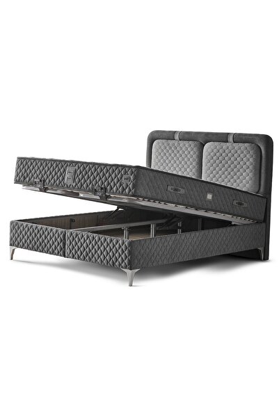 Mobilya Dükkanım Bella 90x190 Tek Kişilik Baza Başlık Seti