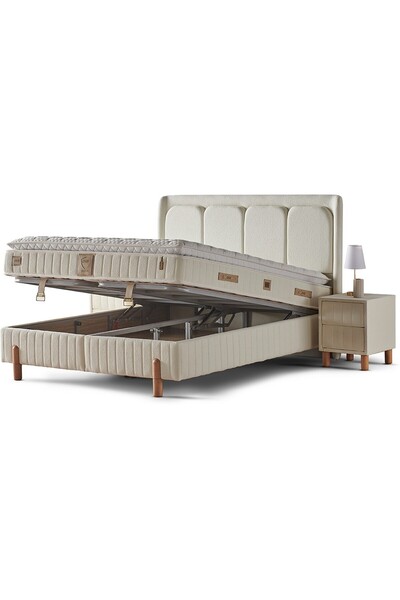 Mobilya Dükkanım Bohem 160x200 Çift Kişilik Baza Başlık Seti