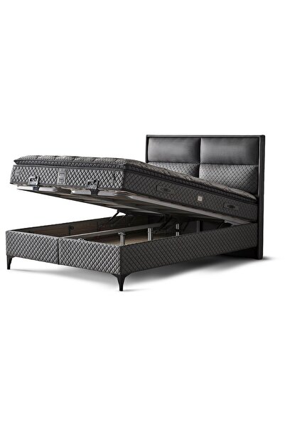 Mobilya Dükkanım Royal 160x200 Çift Kişilik Baza Başlık Seti