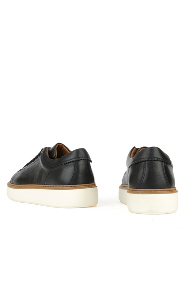 Ziya Мъжки кецове от естествена кожа 1531026ZH18 Черни