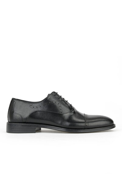 Ziya , Men's Genuine Leather Classic Shoes 153985Z701 Black