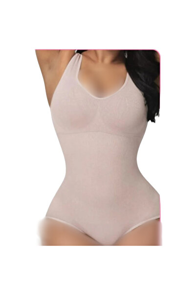 Fstyle Body shaping and tightening corset with chest, stretch compression clothing, waist corset