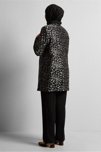 Alvina Patterned Triple Pants Suit 30452