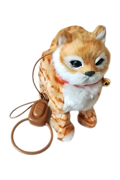HALAMODO Portable Electronic Cat Toy with Remote Control for Realistic Walks, Authentic Detail 20x20cm