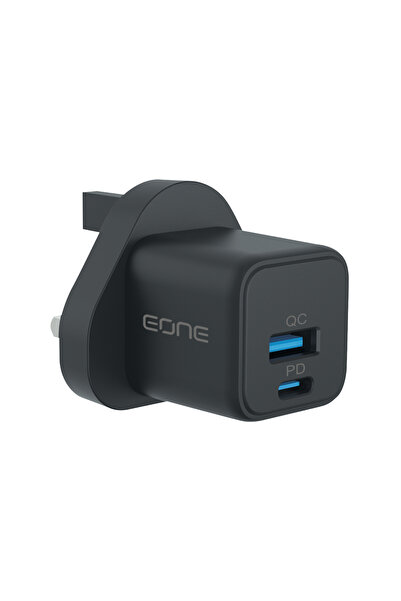 EONE شاحن جداري 20 واط بمنفذين PD وQC سريع وآمن
