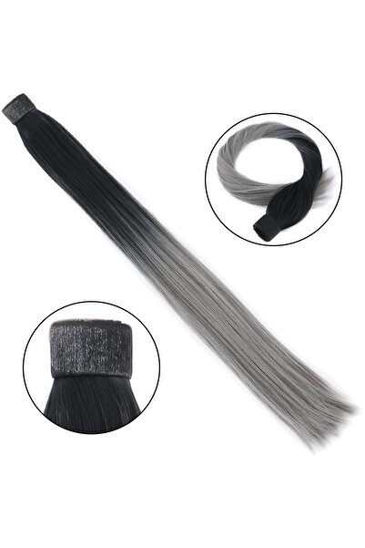 TAM TARZ Coada de cal magică din fibre sintetice - negru/gri Ombre