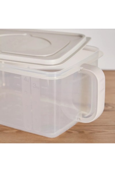 Generic Easy Access Storage Box with Handle and Lid - 4.8 L