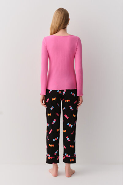 SUWEN Candy Pajama Set