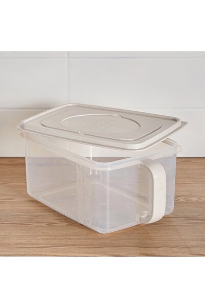 Generic Easy Access Storage Box with Handle and Lid - 4.8 L