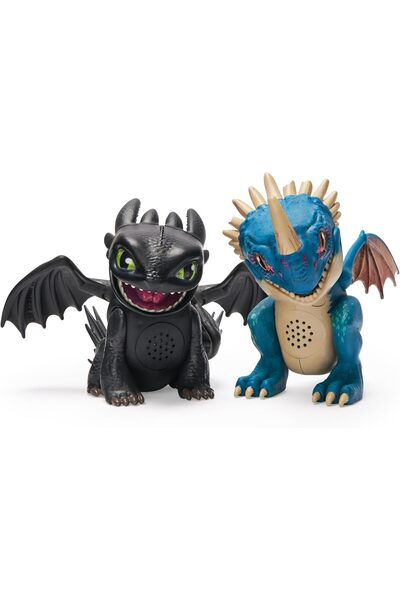 Dreamworks Dragons Interactive 9 cm Dragon Figure – 25+ Sound Effects, Touch Sensor