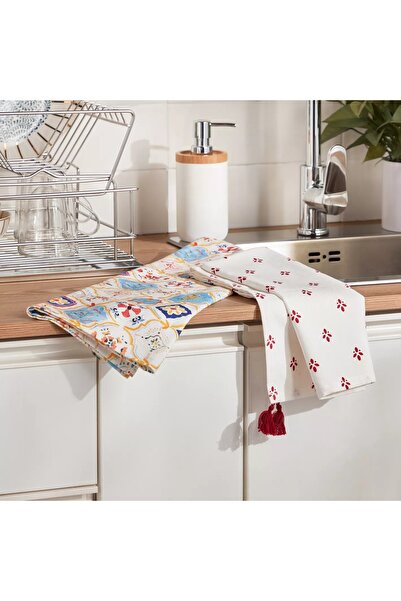 Generic Al Bahar 2-Piece Kitchen Towel Set - 50x70 cm