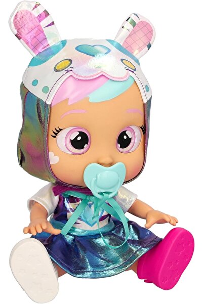 IMC Toys دمية تفاعلية من كراي بيبيز ستارز جين، ١٢ بوصة، مزودة بعيون LED وزجاجة - ٩٢٤١٩٢ - للأعمار من ١٨ شهرًا فما فوق