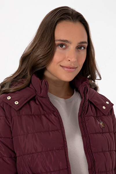 U.S. Polo Assn. Women's Burgundy Coat 50308011-Vr014