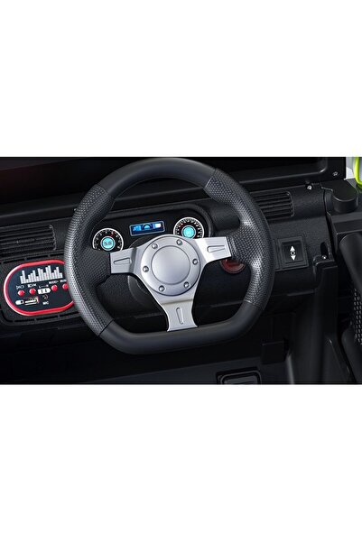 dalip Off-Road Electric Kids Car, Bluetooth, Remote, Rear-Wheel Drive, 12V 7Ah, 120x63x68cm, Red