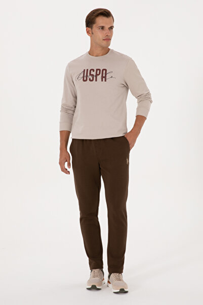 U.S. Polo Assn. Erkek Kahverengi Eşofman Altı 50313747-VR029