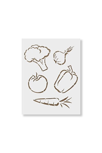 Maxrom Sablon Perete vopsire, tencuiala 0.7mm Vegetables Refolosibil, model M...