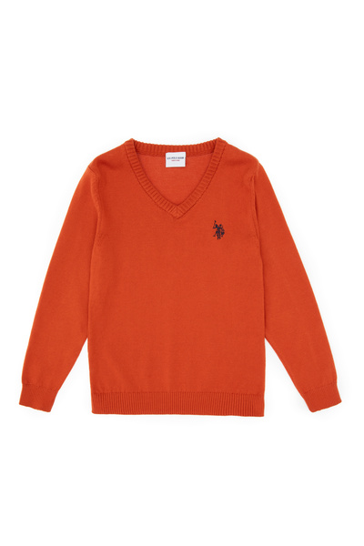 U.S. Polo Assn. Boy's Tile Basic Sweater 50315611-Vr031