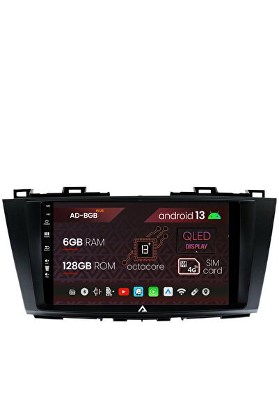 AutoDrop Navigatie Mazda 5 (2010-2015), Android 13, B-Octa / 6GB + 128GB, 9"