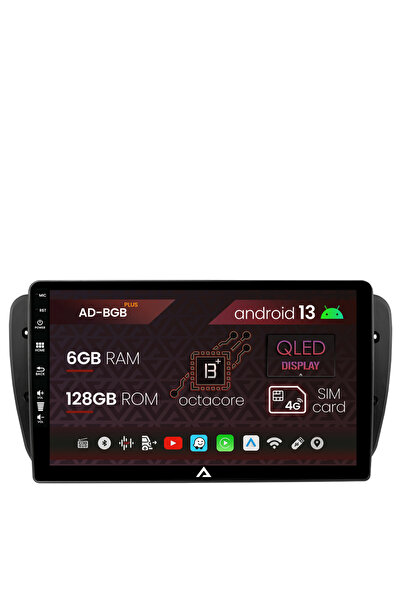 AutoDrop Навигация Seat Ibiza (2008-2013), Android 13, B-Octa / 6GB + 128GB, 9"