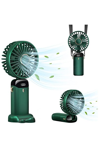 Flippy Ultra Portable Aromatherapy Fan, Flippy, 3 in 1, Handheld, Desk, Necklace, 5 Speed Levels, USB Charg