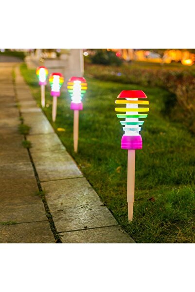 Danex Lampa Solara LED Design Modern pentru Gradina, Inaltime 45 Cm, 2 Moduri...