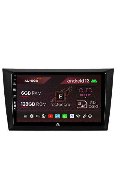 AutoDrop Navigatie Volkswagen Golf 6, Android 13, B-Octa / 6GB + 128GB, 9"