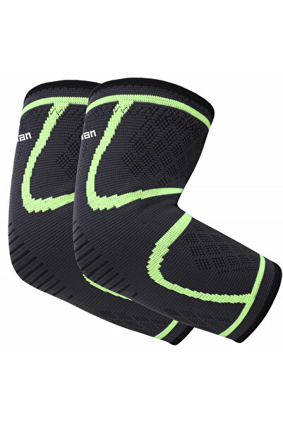 Imrusan manșetă de cot, neopren, negru/verde, mărimea L