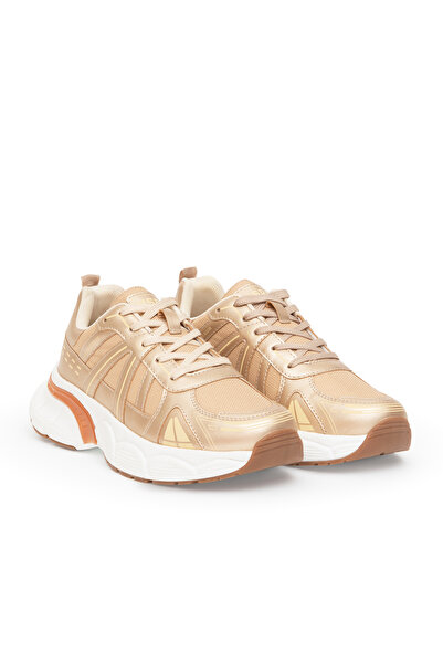 U.S. Polo Assn. حذاء رياضي ذهبي نسائي 50314560-VR096