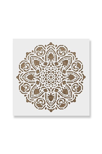 Maxrom Sablon Perete vopsire, tencuiala 0.7mm Tranquility Mandala Refolosibil...