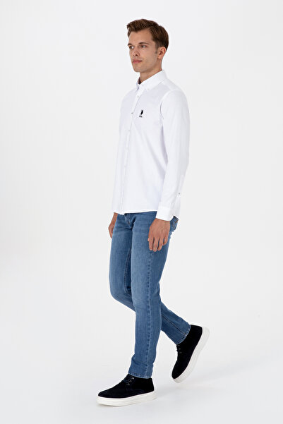 U.S. Polo Assn. Erkek Mavi Slim Fit Jean Pantolon 50307751-DN0022