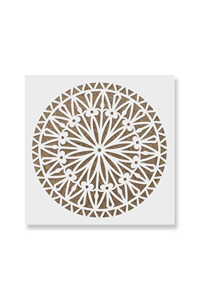 Maxrom Sablon Perete vopsire, tencuiala 0.7mm Bellis Mandala Refolosibil, mod...