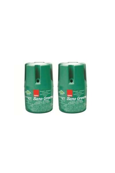 Sano Pachet 2x Odorizant Solid Pentru Rezervorul Toaletei, Verde, 150g