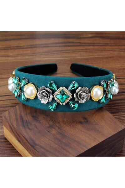 Pursehuit Bentiță verde, cu pietre, Ingaliss C1