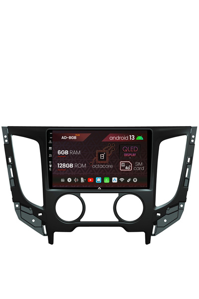 AutoDrop Navigatie Mitsubishi L200 (2014-2020), Android 13, B-Octa / 6GB + 12...