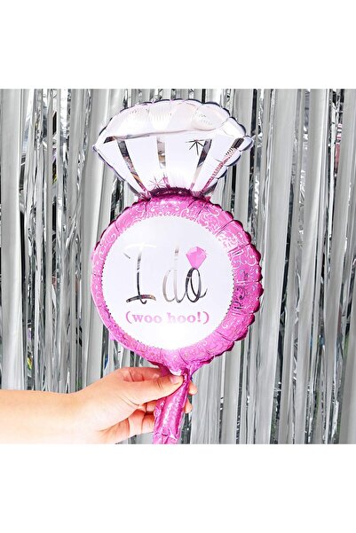 Flippy Metallic Foil Balloon, Flippy, Mini Wedding Figurine, Engagement Ring Model, Proposal Theme, 46x23 c