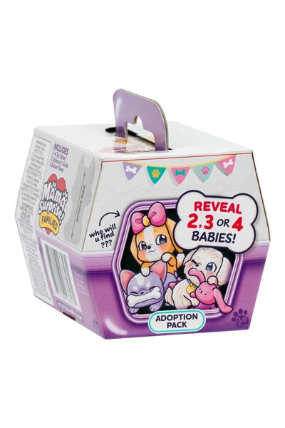 LITTLE LIVE PETS مجموعة مقتنيات لتبني جرو من ماما سربرايز فاميليز رقم 26705 للأعمار من 5 سنوات فما فوق