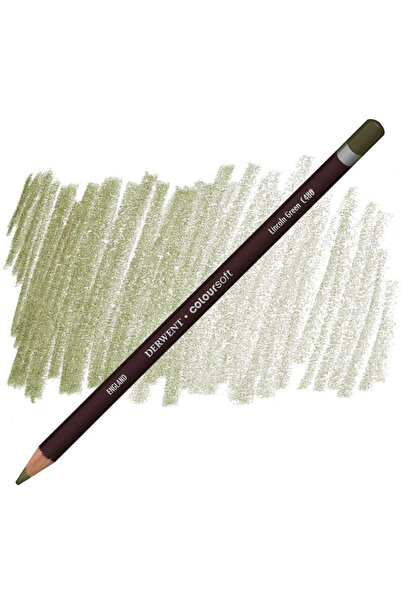 Derwent قلم رصاص سوبرتريند كولورسوفت ناعم كوروبوايا C480 لون أخضر لينكولن
