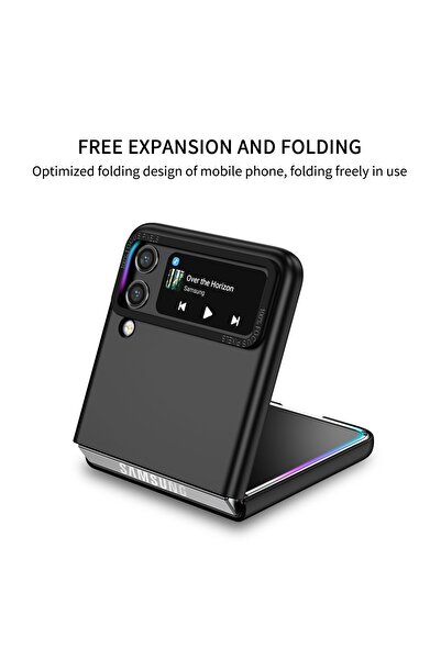 Flippy Protective Case for Samsung Galaxy Z Flip 5, PC, Three-dimensional Folding, Multifunctional,