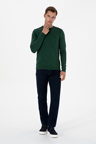 U.S. Polo Assn. Erkek Lacivert Straight Fit Jean Pantolon 50307754-VR033