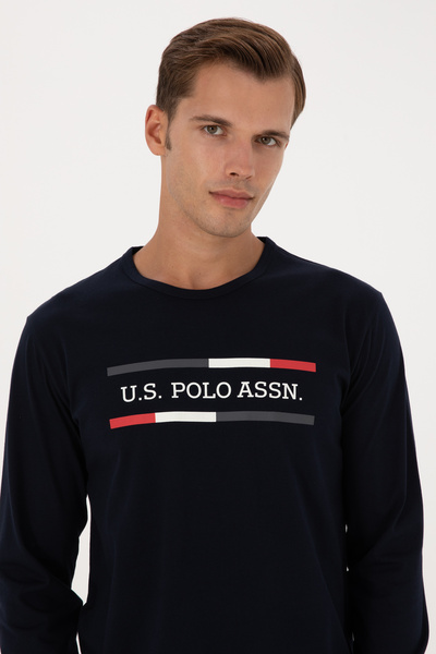 U.S. Polo Assn. Erkek Lacivert Pijama Takımı 50318598-VR033